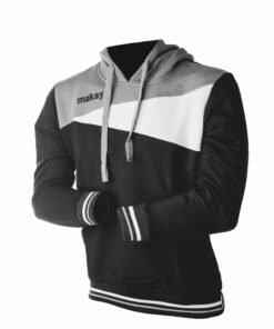 Felpa in cotone per rappresentanza MV 020 - Nero-bianco