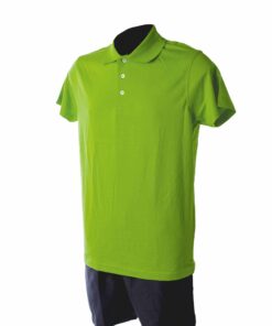 Polo rappresentanza cotone F17 - Verde Fluo