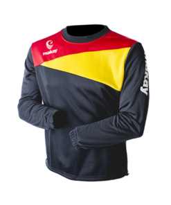 Felpa allenamento MV06 - Giallo-rosso